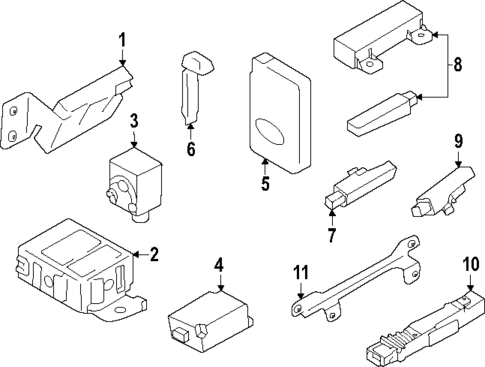 Keyless Entry Components for 2021 Subaru WRX STI #0