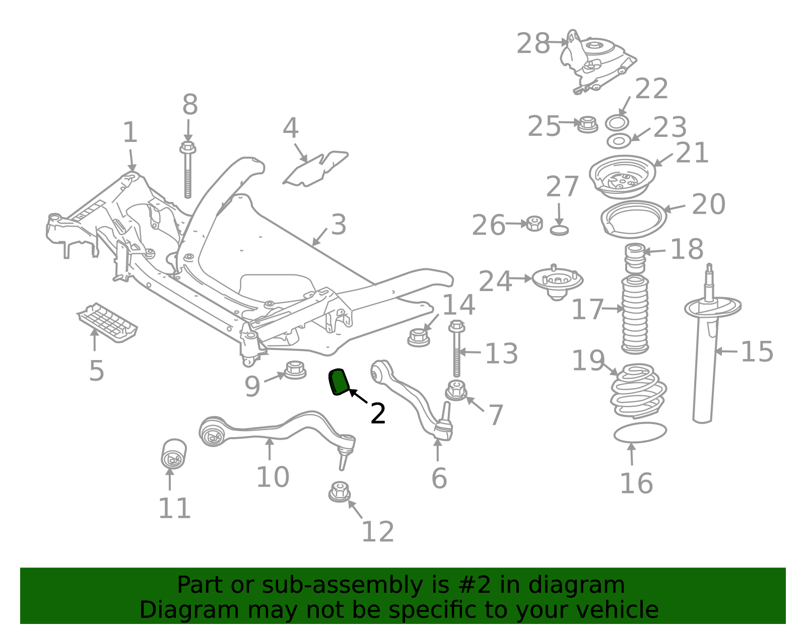 31-11-6-757-537 - High-Quality Engine Cradle Plug for 2004-2010 BMW ...