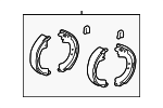 449542030 - Brakes: 1998-2000 Toyota RAV4 - Brake Shoes for Toyota: RAV4 Image
