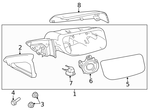 Mirrors for 2016 Lincoln MKS #0