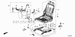 81116TBAA71 - Interior/Bumper: COVER, SLIDE MOTOR for Honda Image image
