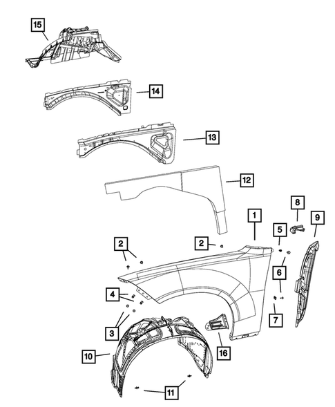 Fenders for 2019 Dodge Charger #0