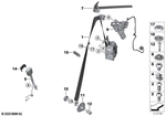 72118097826 - : Upper Belt Strap Rema, Front Right for BMW Image