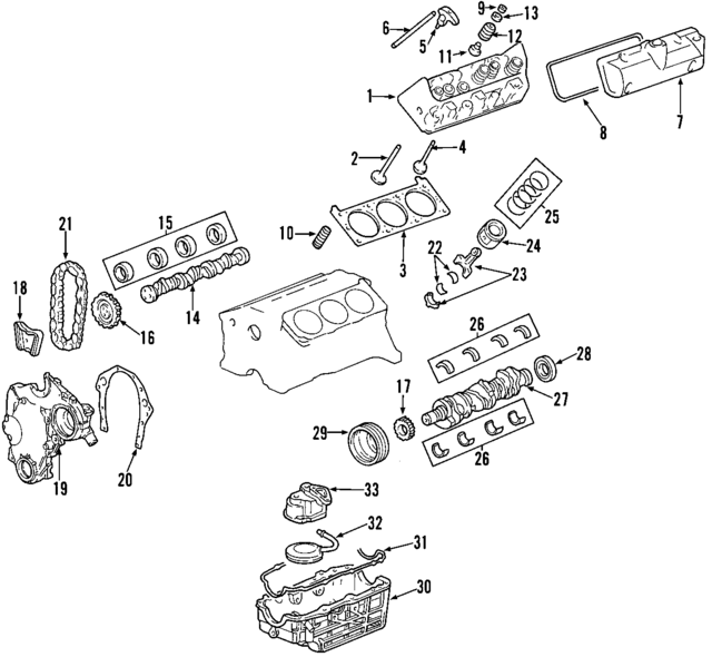 12624613 - Engine: Cylinder Head for GM Image