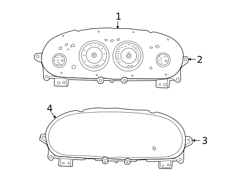 Cluster Panel for 2003 Chrysler Sebring #0