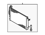 976061M102 - HVAC: Condenser for Kia Image