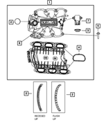4648919AA - 3.8L Gas; Engine: Emblem for Mopar Image