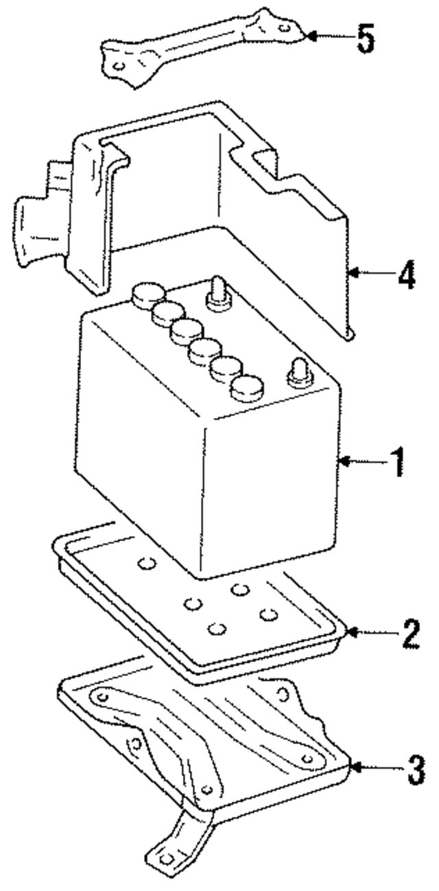 6486065E00 - : Tray Bracket for Nissan Image