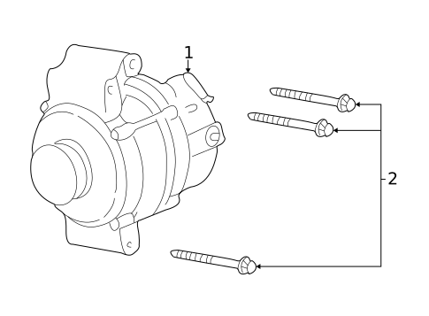 Alternator for 2002 Pontiac Grand Am #0