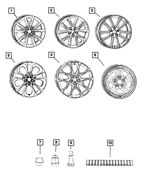 Wheels, Tires and Hardware for 2027 Dodge Durango #0