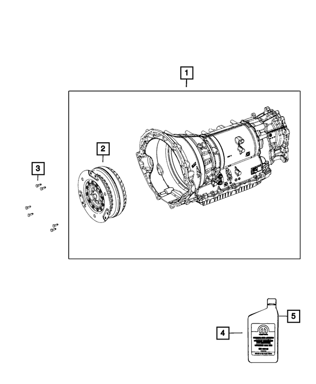 68544397AA - : Torque Converter Kit for Mopar Image