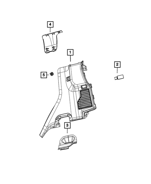 Panels - Moldings - Scuff Plates, Pillar, Cowl, 1/4 Panel Trim and Cargo Covers for 2022 Jeep Gladiator #6