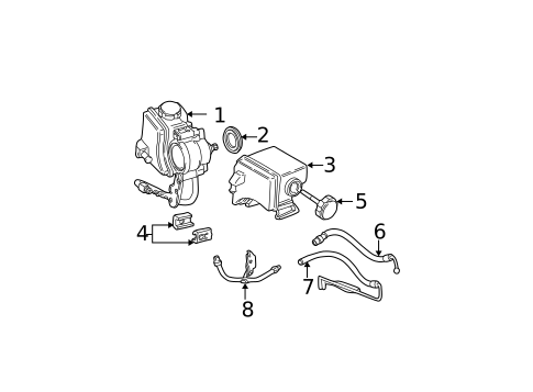 Pump & Hoses for 2005 Chevrolet Classic #0