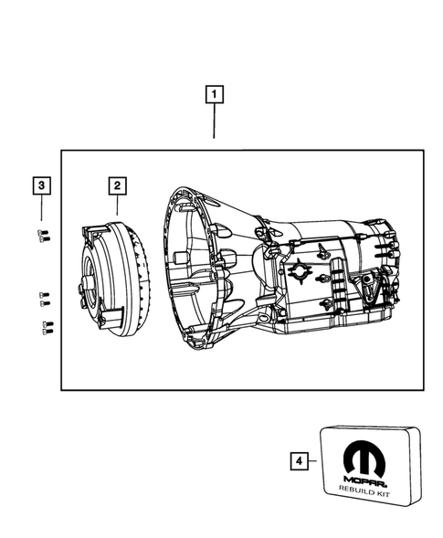 Automatic Transmission / Transaxle and Torque Converter for 2008 Jeep Grand Cherokee #0