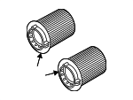 420133843C - Air &amp; Fuel Delivery: Engine Air Filter for Audi Image