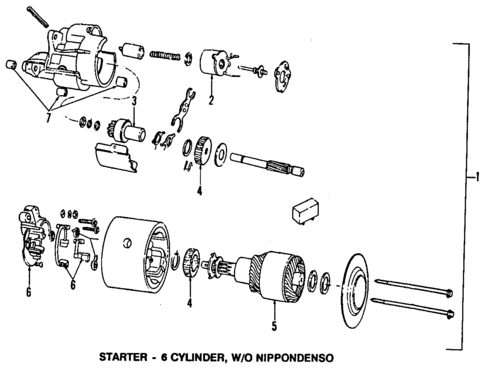 Starter for 1987 Dodge Dakota #0