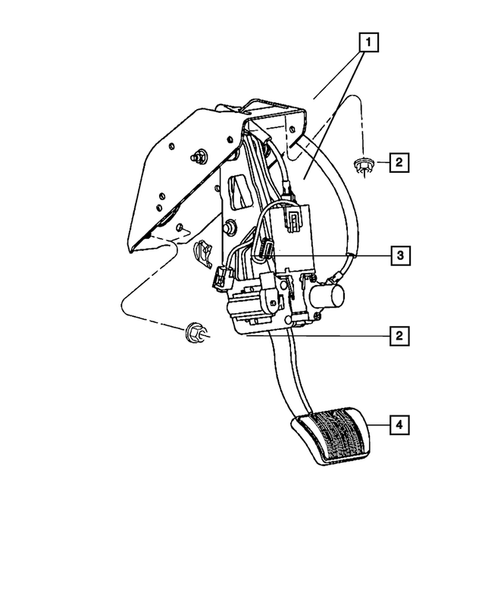 Brake Pedals for 2010 Jeep Commander #1