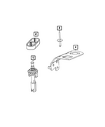 68417929AB - Electrical: Striker Plate for Mopar Image
