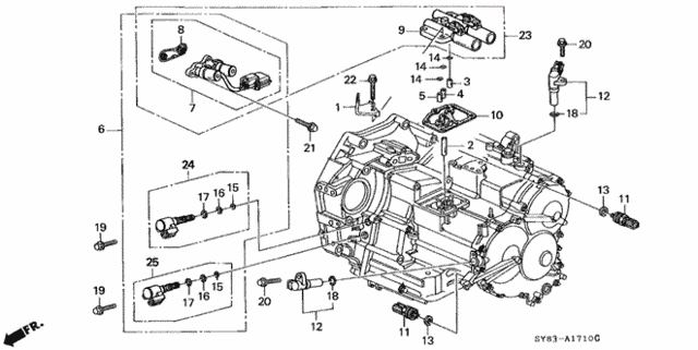 AT Sensor - Solenoid for 1999 Acura CL #0