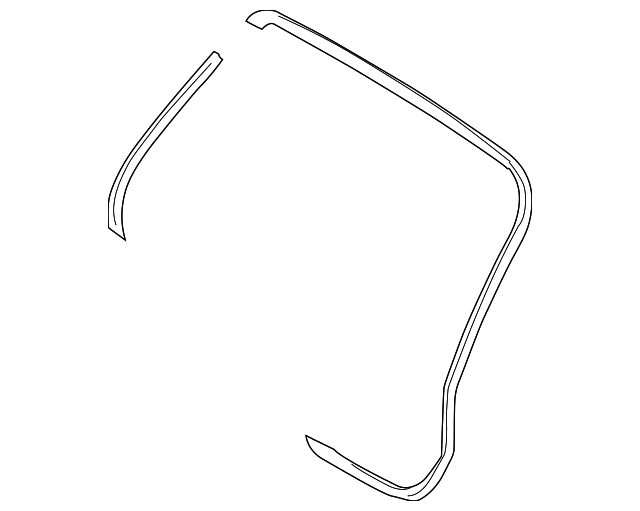 Weatherstrip - BMW (51718403231)