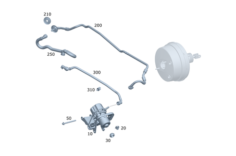 Vacuum System for 1995 Mercedes-Benz E300 #0