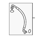GS4H61462A - HVAC: Suction Hose for Mazda: 6 Image