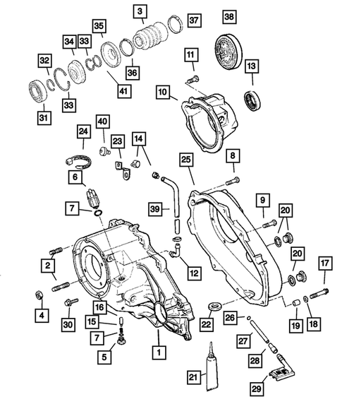 Case and Related Parts for 2003 Jeep Wrangler #0