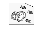 77620TG7A01ZB - Body: Vent Louver for Honda: Passport, Pilot, Ridgeline Image