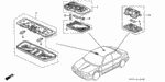 35409SD2003 - Electrical/Exhaust/Heater/Fuel: SCREW, GROUND (4X12) (ZN) for Acura Image