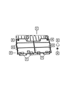 6505297AA - Interior Trim: Hex Flange Nut for Mopar Image