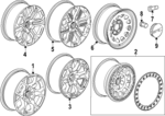 84738123 - : Wheel, Alloy Wheel Bolt for GMC: Canyon Image