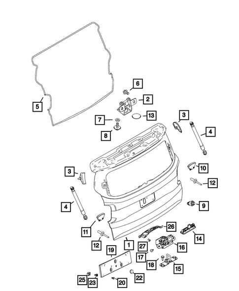 Lift and Tail gates for 2015 Jeep Renegade #0