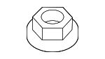 33326760374 - Suspension: Stabilizer Link Nut for BMW Image