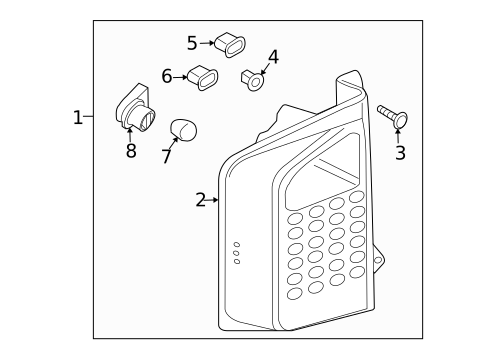 Combination Lamps for 2009 INFINITI QX56 #0