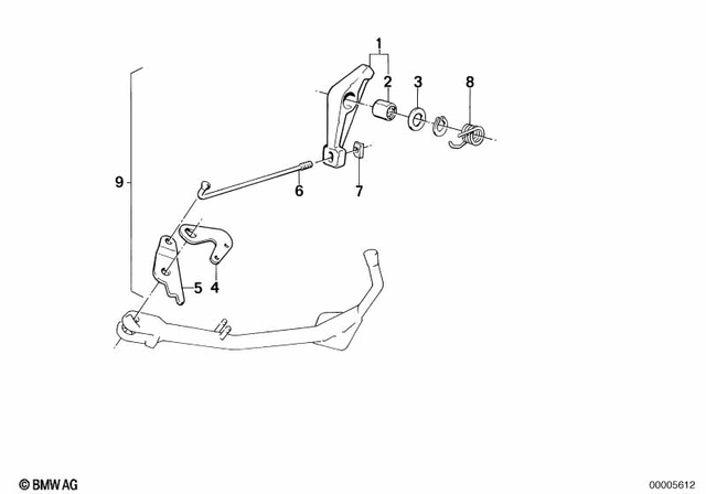 46531454059 - Frame and Mounting Parts: Needle Bearing - 8X12X12 for BMW-Motorrad Image