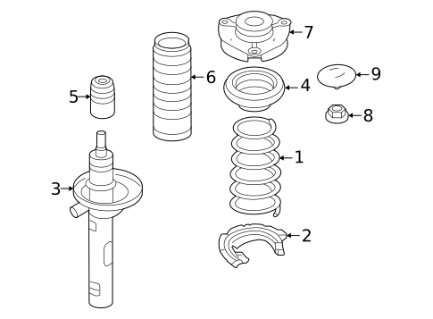 Bearings for 2023 Volkswagen Golf R #0