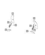 68586332AA - Interior Trim: Cowl Side To Fender Silencer, Right for Mopar Image