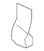 866353K000 - Body: Reinforcement Bracket for Hyundai Image