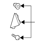 69958AC010 - Body: Guide Plate for Toyota Image