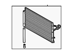 976062M501 - : 2013-2014 Hyundai Genesis Coupe - Condenser for Hyundai: Genesis Coupe Image