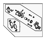 58210AB300 - : Caliper Assembly for Hyundai Image