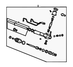 5770038000 - Steering: Steering Gear for Hyundai: Sonata Image