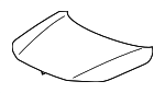 60100T20A00ZZ - Body: Hood for Honda Image