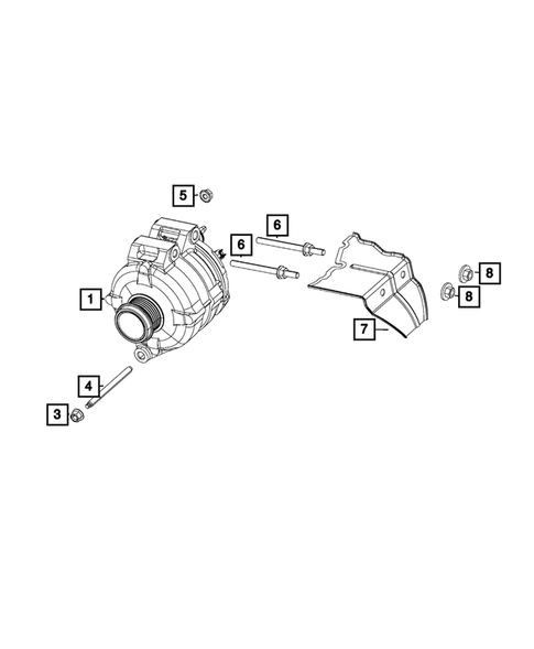 Generators / Alternators for 2017 Dodge Grand Caravan #0