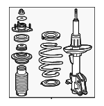 51602SZNA54 - : Strut Assembly for Acura: ZDX Image