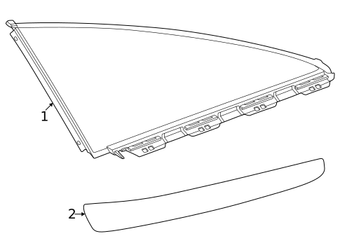 Glass & Hardware for 2025 Mercedes-Benz EQS 580 #0