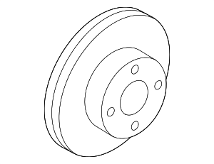 40206ZW90A - : Disc Brake Rotor Front for Nissan: Versa Image