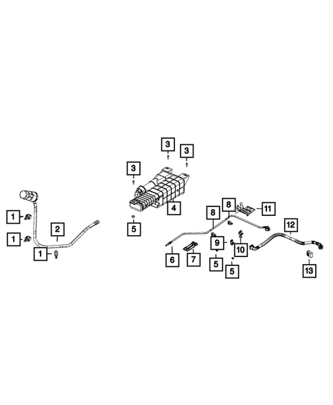 Vacuum Canister/Leak Detection Pump for 2017 Fiat 500L #0