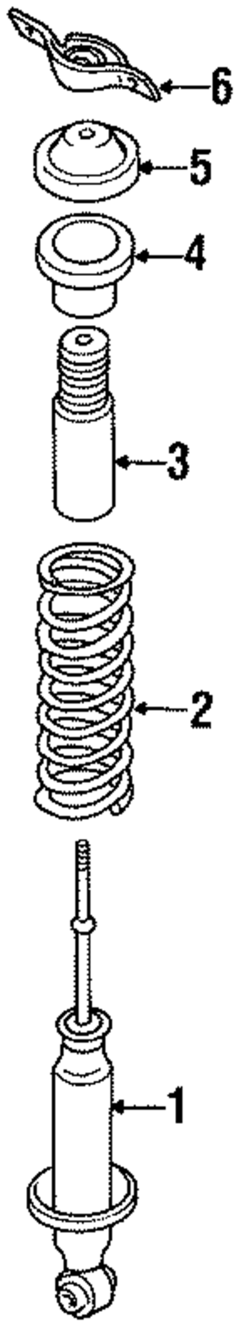 Shocks & Suspension Components for 1992 Subaru Loyale #1