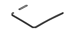 8W9877439 - Body: Front Glass Gasket for Audi Image